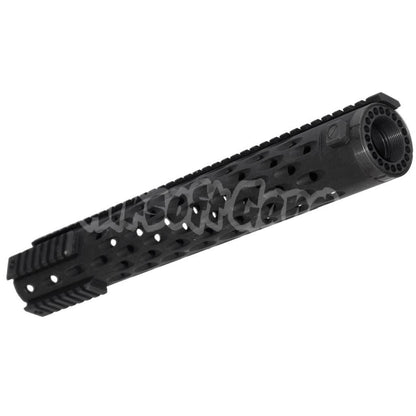 5KU 380mm TJ Competition Style Free Float Handguard 4-Side Rail System for M4 M16 Series AEG GBB Rifle