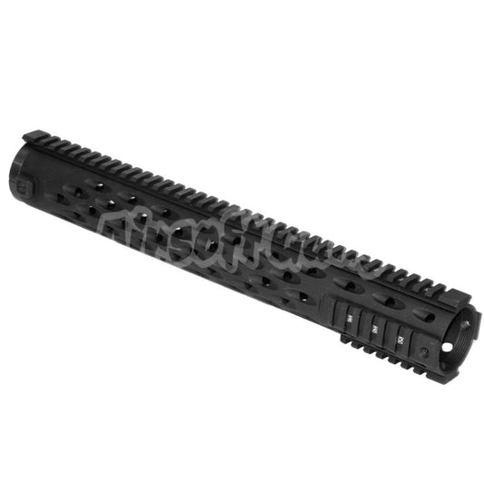 5KU 380mm TJ Competition Style Free Float Handguard 4-Side Rail System for M4 M16 Series AEG GBB Rifle