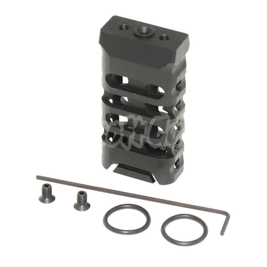 5KU CNC Aluminum Keymod Short Vertical Grip 193 Black