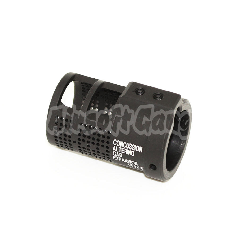 5KU Aluminum CAGE Blast Diverter -14mm CCW Black