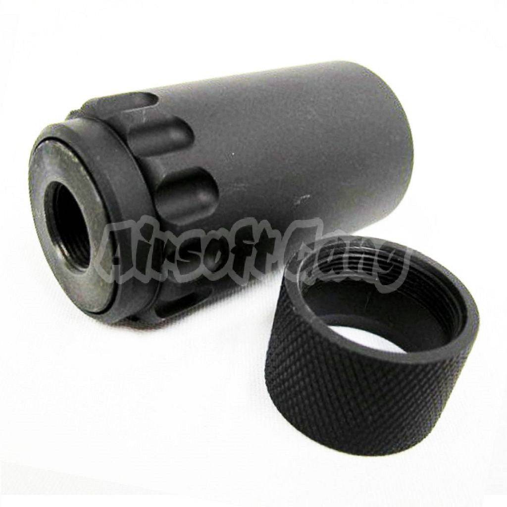 5KU 7.62 Taper Mount Flash Comp and Blast Shield -14mm CCW Black