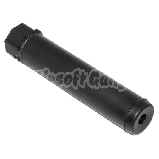 Airsoft 5KU 193mm SOCOM556 AR QD Suppressor Silencer A -14mm CCW Flash Hider Black