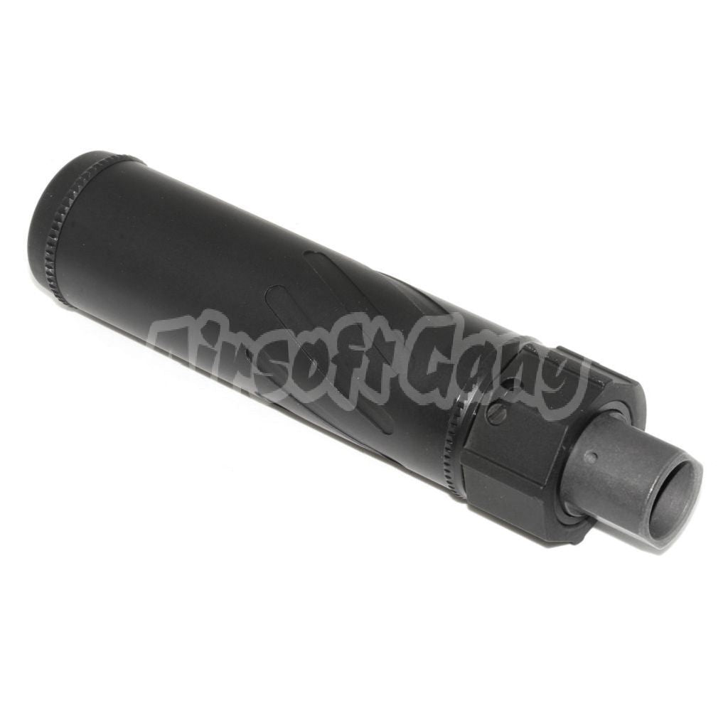 Airsoft 5KU 153mm/173mm SOCOM556 RC QD Suppressor Silencer -14mm CCW Flash Hider Black