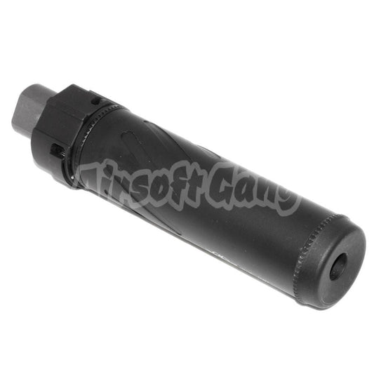 Airsoft 5KU 153mm/173mm SOCOM556 RC QD Suppressor Silencer -14mm CCW Flash Hider Black