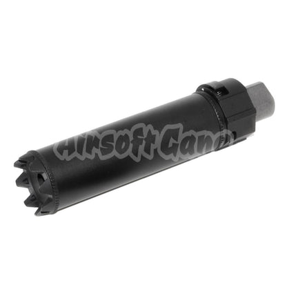 Airsoft 5KU 175mm SOCOM RC Monster QD Silencer Suppressor -14mm CCW Flash Hider Black