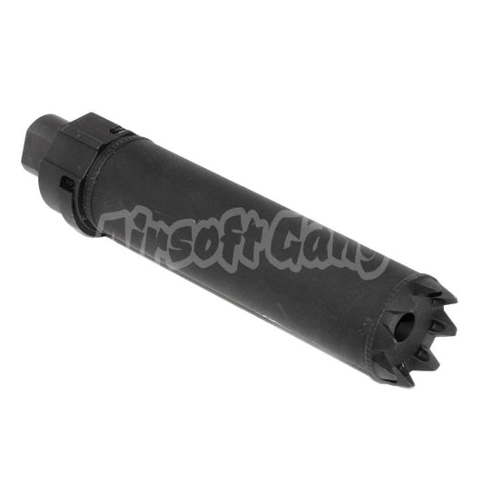 Airsoft 5KU 170mm/191mm SOCOM MG Monster QD Suppressor Silencer -14mm CCW Flash Hider Black