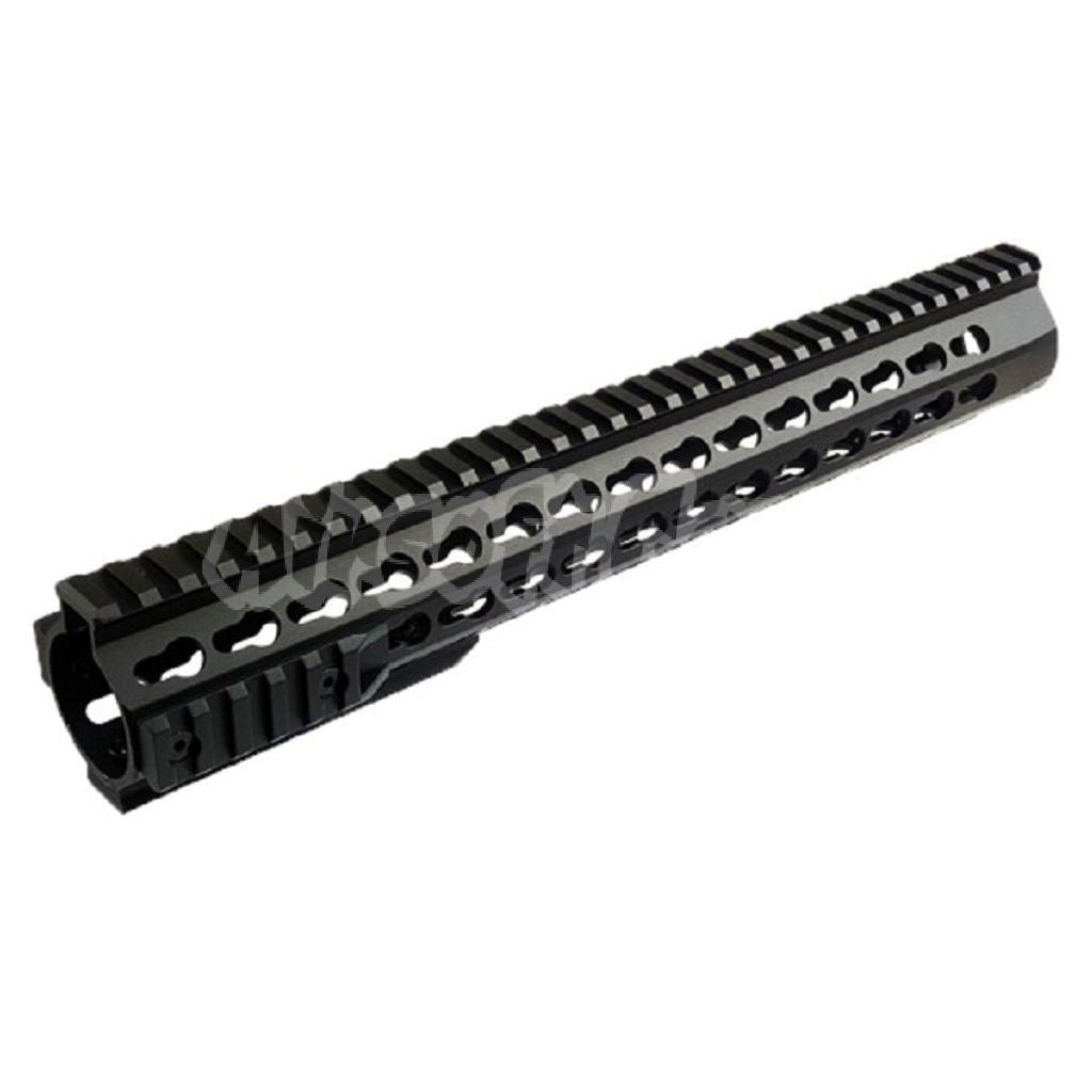 CYMA Aluminum 13" Inches 335mm Keymod Rail System Handguard For M4 M16 Series Tokyo Marui/ APS / CYMA AEG Airsoft Black