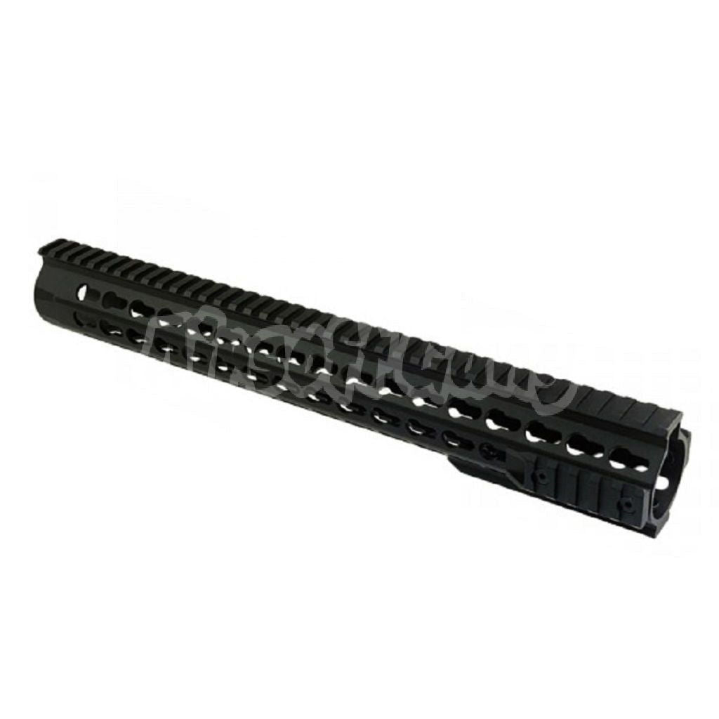 CYMA Aluminum URX4 14.5" Inches 380mm Keymod Rail System Handguard For M4 M16 Series Tokyo Marui/ APS / CYMA AEG Airsoft Black