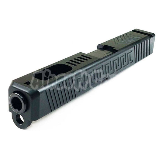 5KU CNC Aluminum Slide and Barrel Kit For Tokyo Marui G17 (Type 3) Black