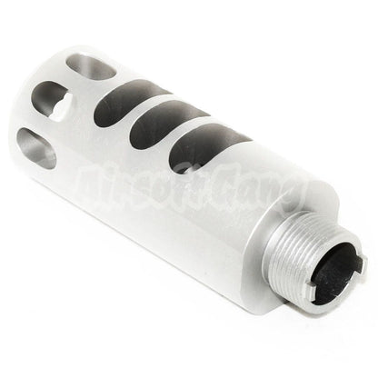 Airsoft 5KU Type 2 CNC Compensator for Tokyo Marui Hi-Capa 5.1 GBB Silver