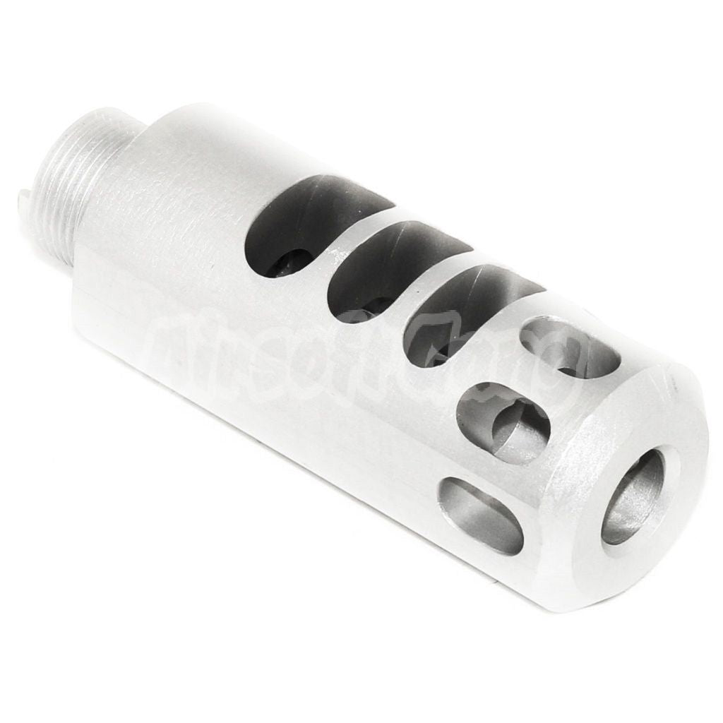 Airsoft 5KU Type 2 CNC Compensator for Tokyo Marui Hi-Capa 5.1 GBB Silver