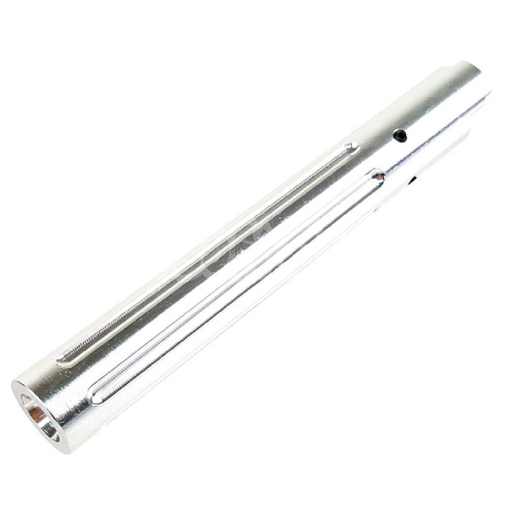 5KU Non-Recoil Straight Outer Barrel For Hi-Capa 5.1 GBB Pistol Airsoft Silver