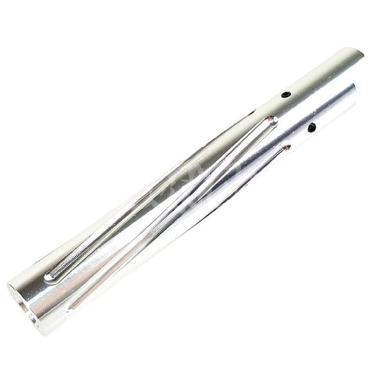 5KU Non-Recoil Spiral Outer Barrel For Hi-Capa 5.1 GBB Pistol Airsoft Silver