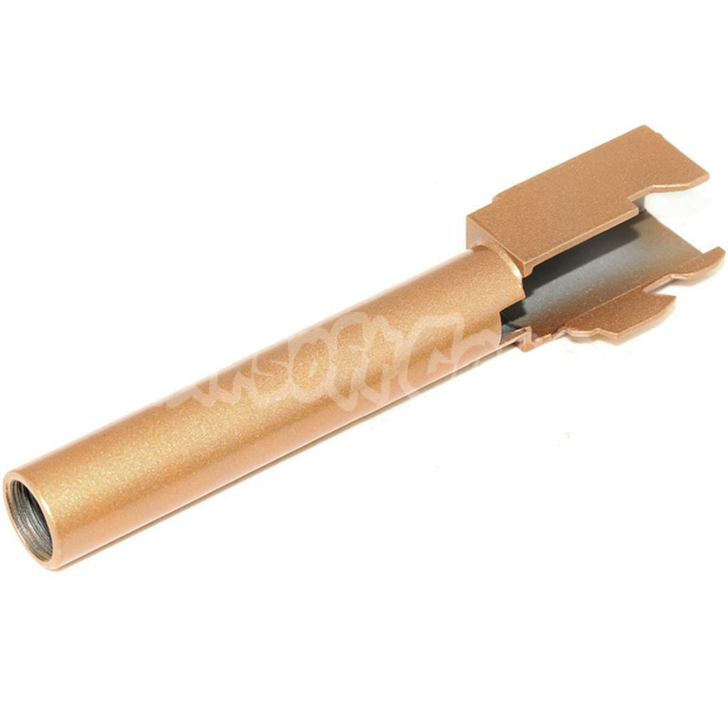 BELL 110mm Outer Barrel -12mm CCW For BELL ARMY Tokyo Marui G17 GBB Pistol Airsoft Rose Gold