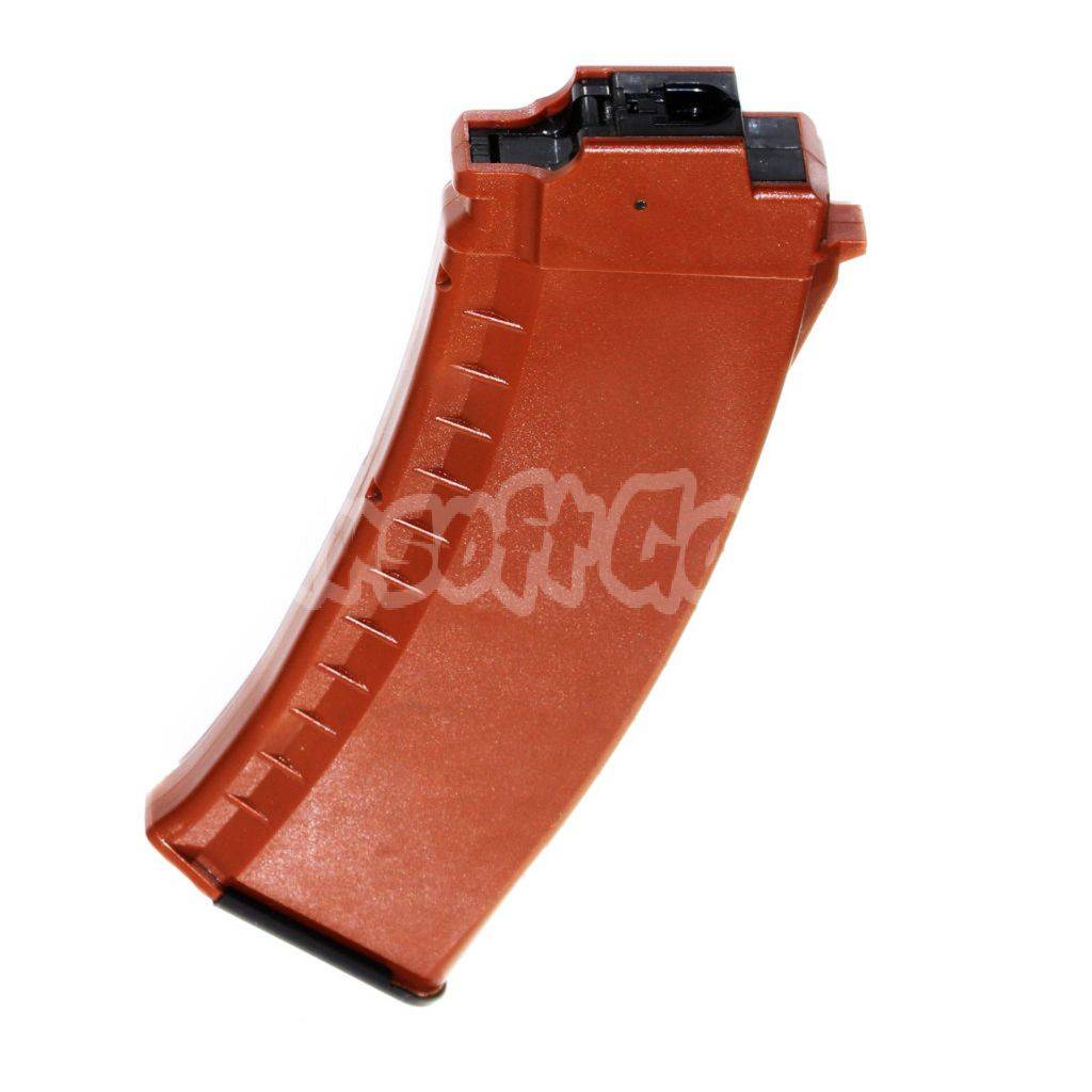 Airsoft Battleaxe 480rd Hi-Cap Magazine For Tokyo Marui Next Gen Gen2 AK EBB Orange Brown