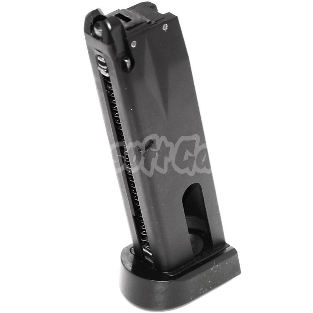 BELL 22rd Co2 Mag Metal Magazine For M9 Series GBB Pistol Airsoft Black