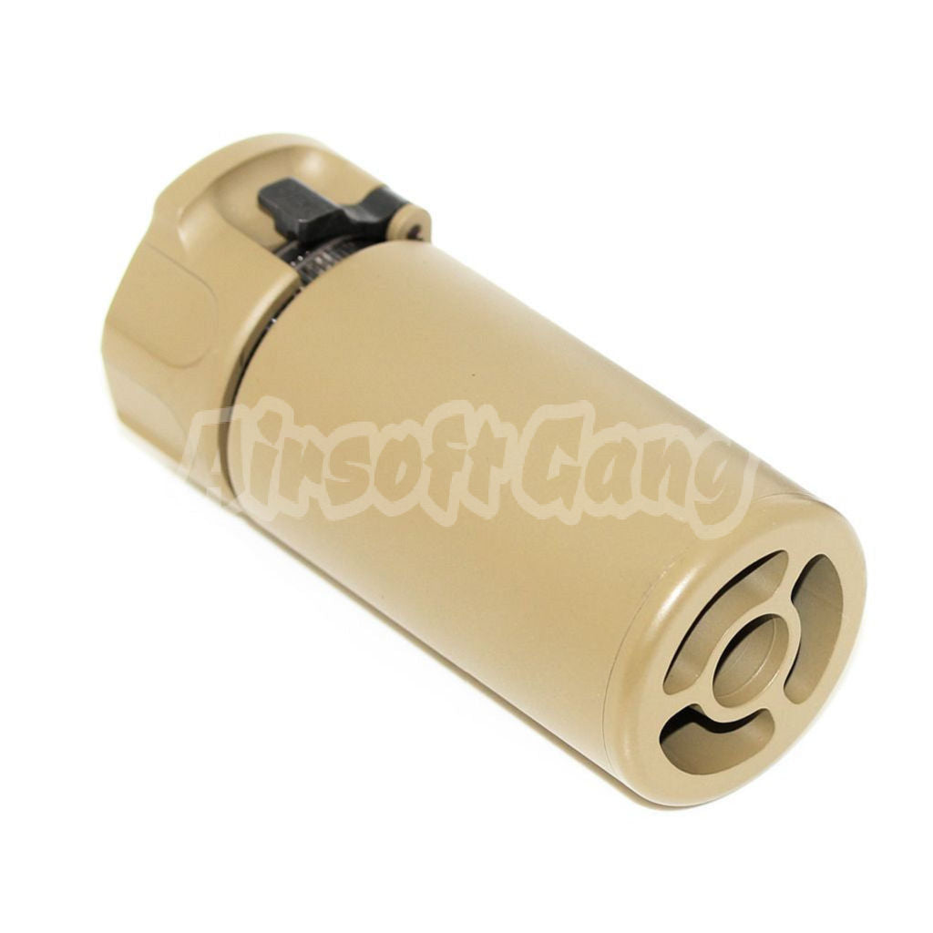 5KU QD Mini Suppressor Silencer with -14mm CCW Flash Hider Dark Earth Tan