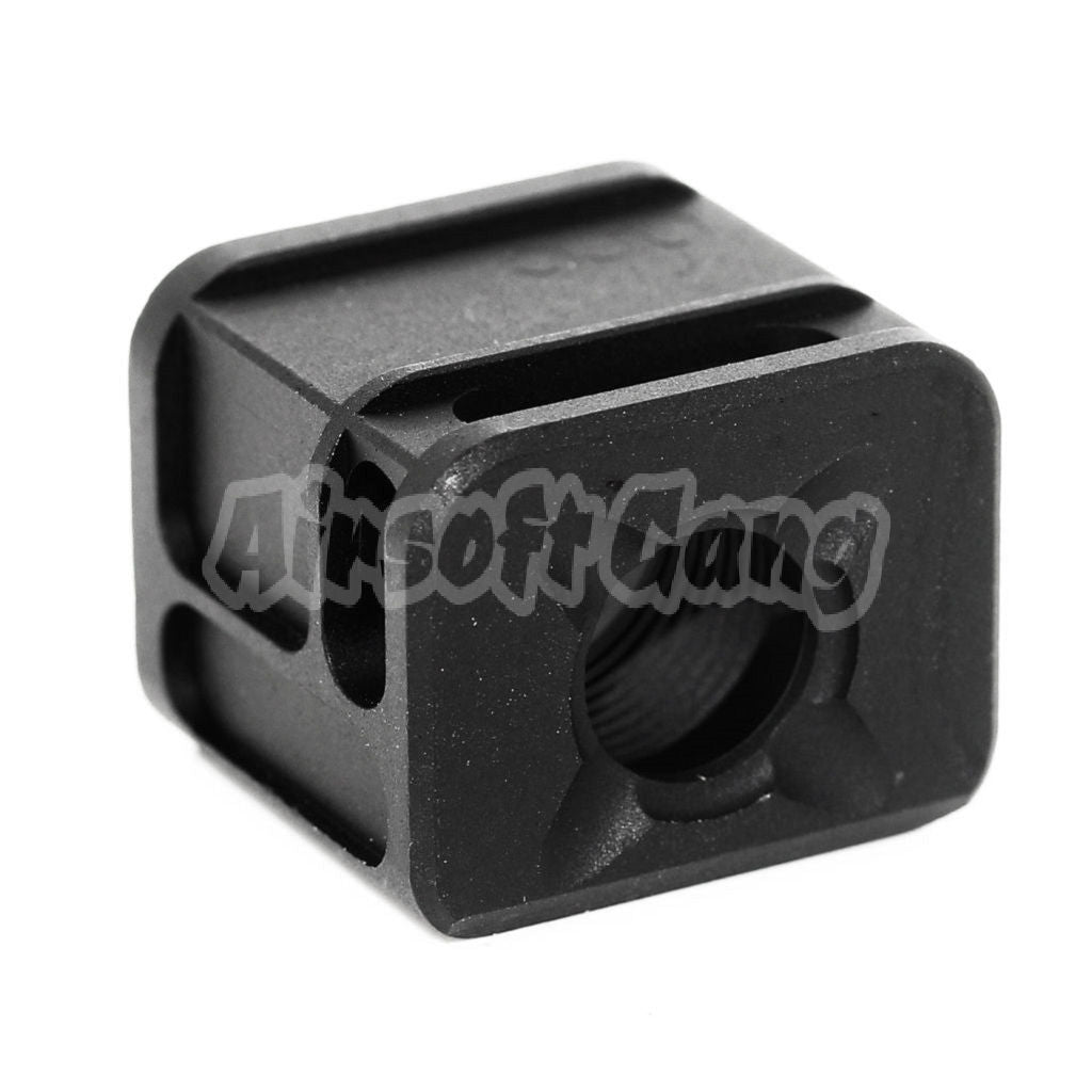 5KU SPARC-M Compensator -14mm CCW For Tokyo Marui G17 G18C GBB Pistol Airsoft Black