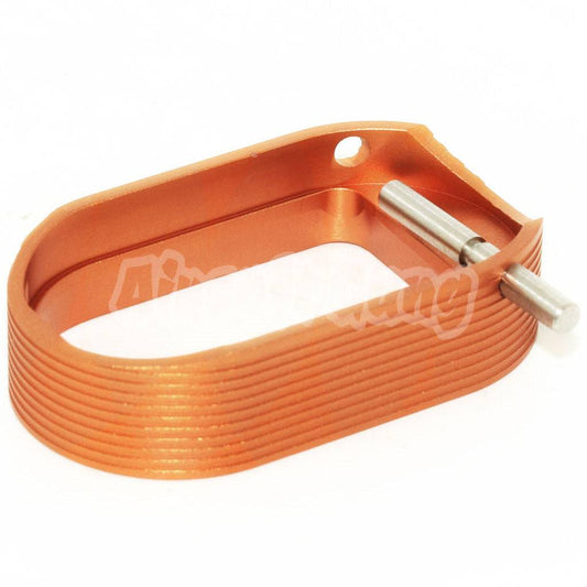 Hot Shot Style Magwell For Tokyo Marui Hi-Capa Pistol Airsoft Orange