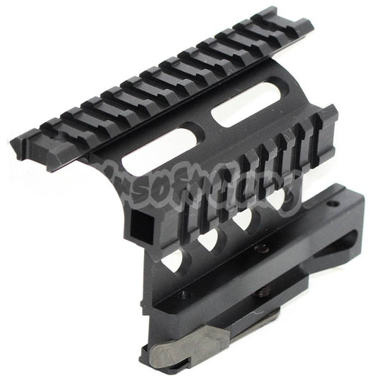 20mm Picatinny Rail QD Side Scope Mount For AK-Series Airsoft Black