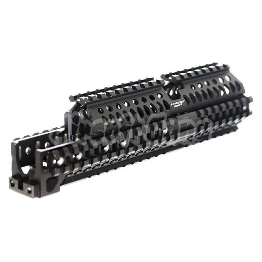 260mm CNC Aluminum Zen Style Rail System Handguard For AK Series GHK / LCT / Tokyo Marui / E&L / CYMA AEG Airsoft Black