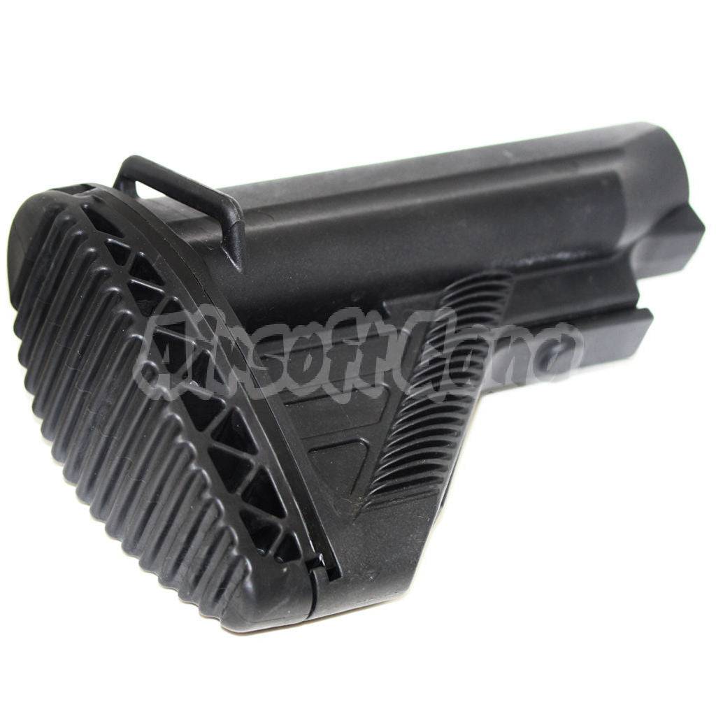 E&C 416D Style Crane Stock For M4 M16 Series AEG Airsoft Black