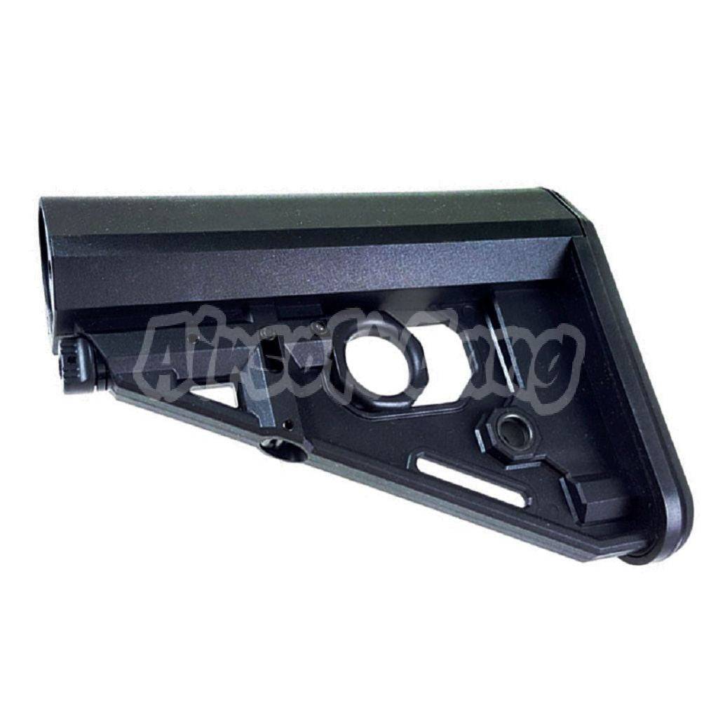 LR Crane Stock For M4 GBB AEG Buffer Tube Series Airsoft Black