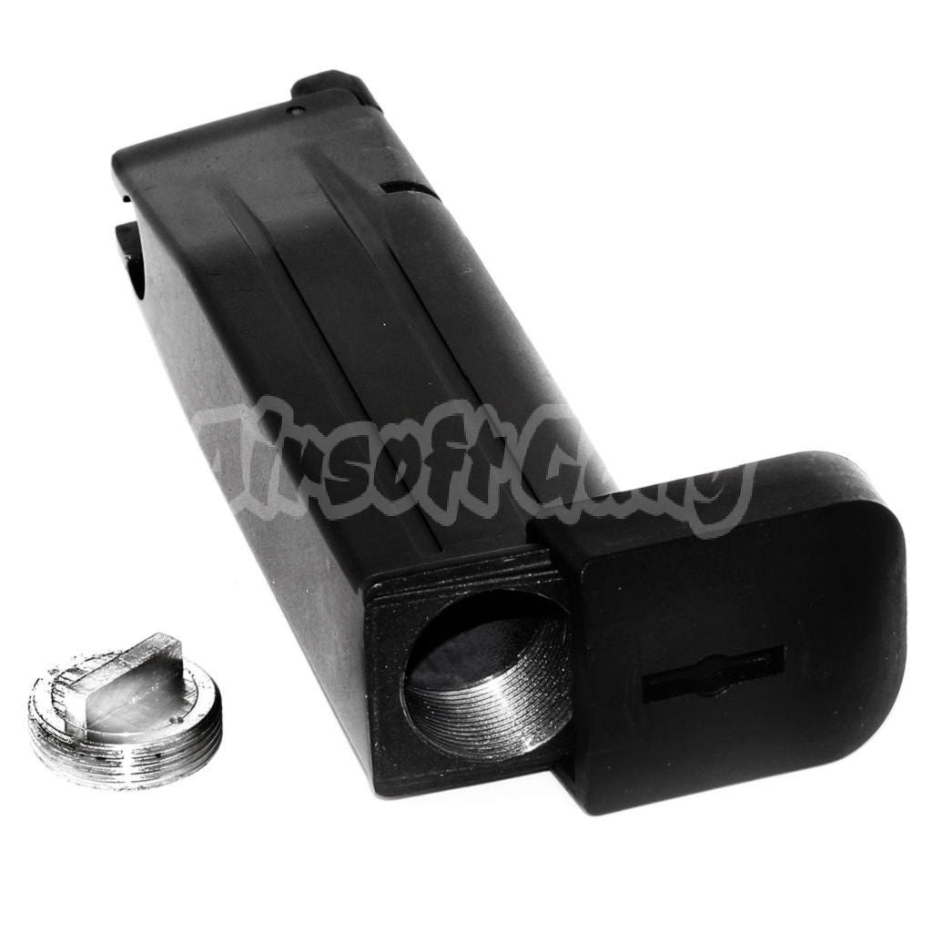 30rd Co2 Mag Magazine For Hi-Capa 5.1 GBB Pistol Tokyo Marui / Zeon / WE / KJ KP-05 Airsoft Black