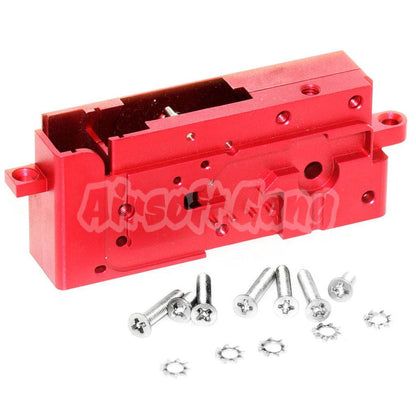 Army Force CNC Ball Bearing Gearbox Shell For G&D DTW / Systema PTW Airsoft Red