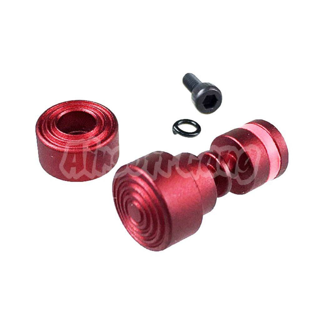 APS Metal Match Grade Safety Catch For CAM870 Shotgun Airsoft Red