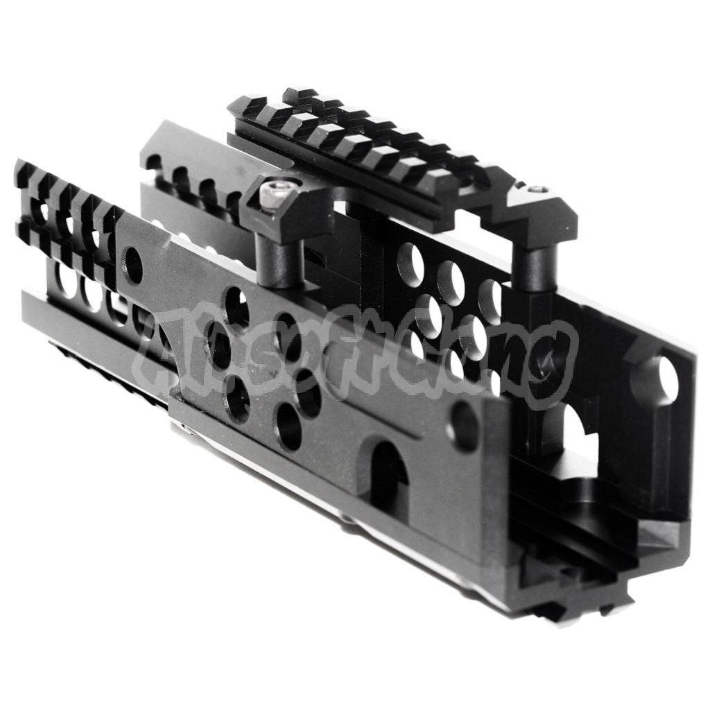 206mm CNC Aluminum RIS RAS Rail System Handguard For A&K PKM AEG Airsoft