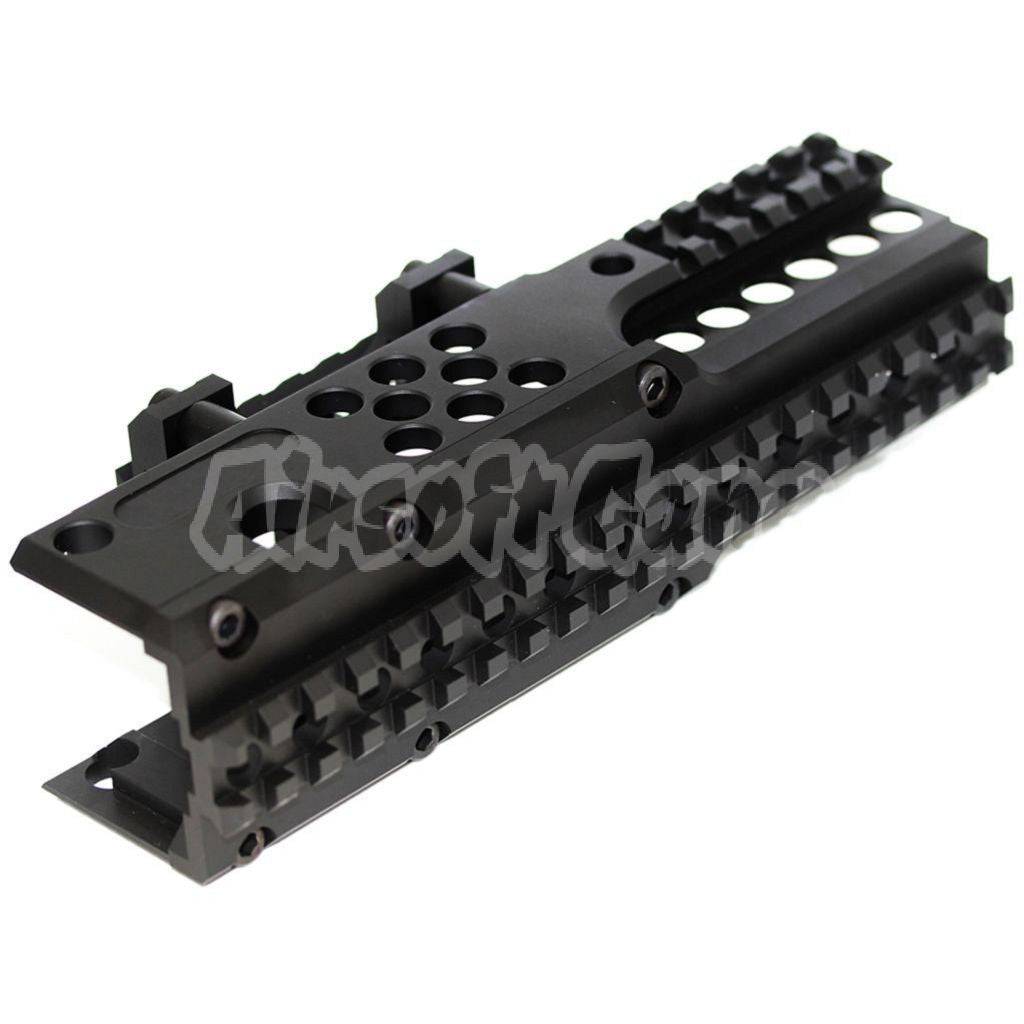 206mm CNC Aluminum RIS RAS Rail System Handguard For A&K PKM AEG Airsoft