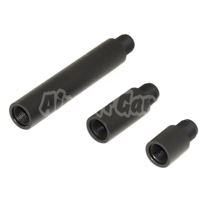 APS 3pcs 21mm/41mm/97mm 159mm CQB Extended Outer Barrel Extension Tube For All -14mm CCW Threading Rifle Airsoft