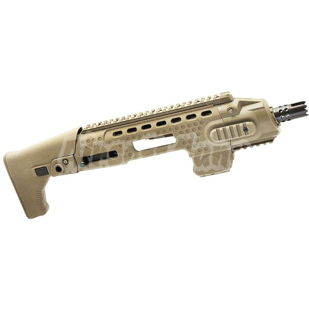 APS Caribe Action Combat Pistol Carbine Conversion Kit For G17 G18C Pistol Airsoft Dark Earth Tan