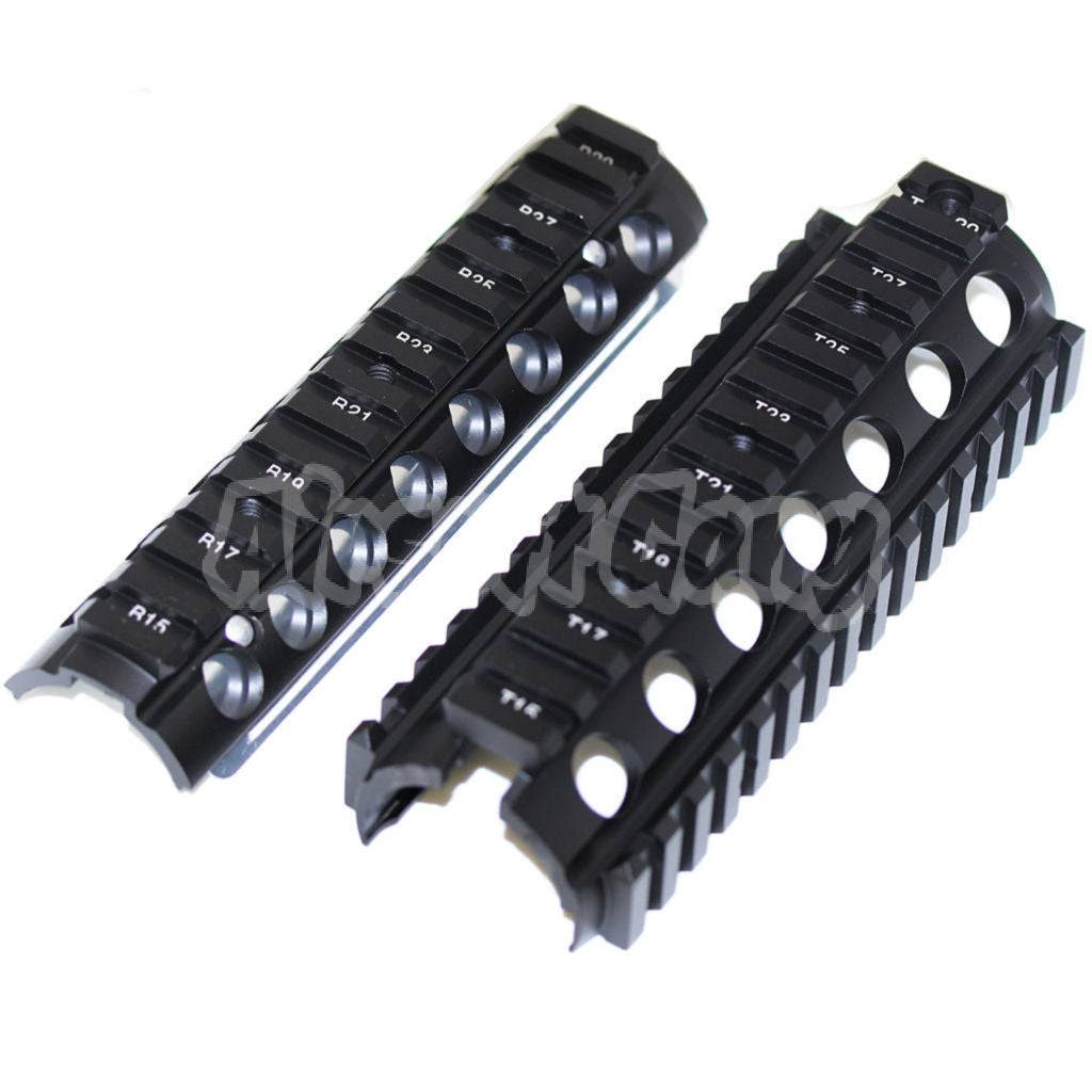 E&C 170mm CNC Aluminum KAC Type M4A1 M4CQB RAS Rail Handguard System For M4 M16 Series CYMA / E&C / D-Boys / G&P / Classic Army / KWA / G&G / Tokyo Marui AEG Airsoft Black