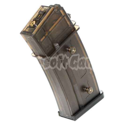 CYMA 130rd Mid-Cap Mag Magazine For G36 AEG Airsoft Semi-Transparent Brown