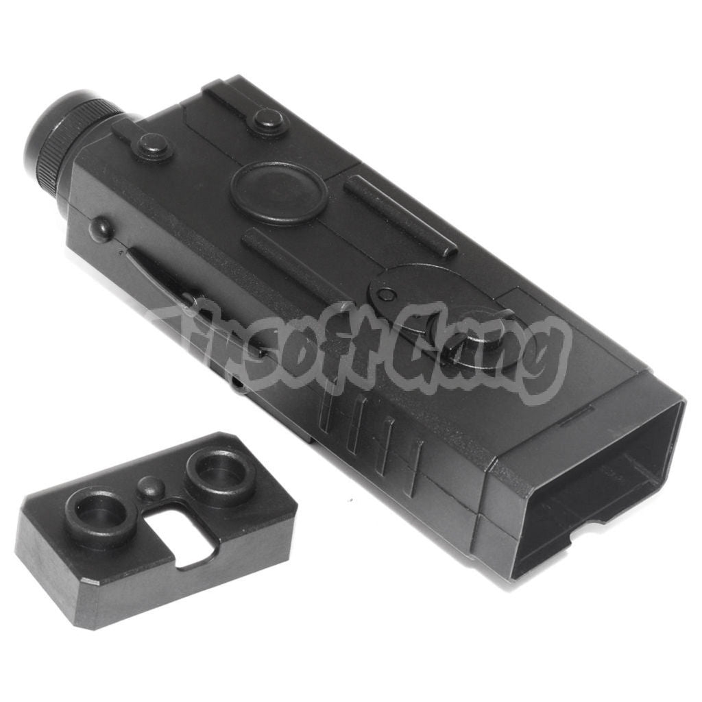 JG Golden Eagle QD 20mm Standard Rail Mount PEQ Style Battery Case Box Black