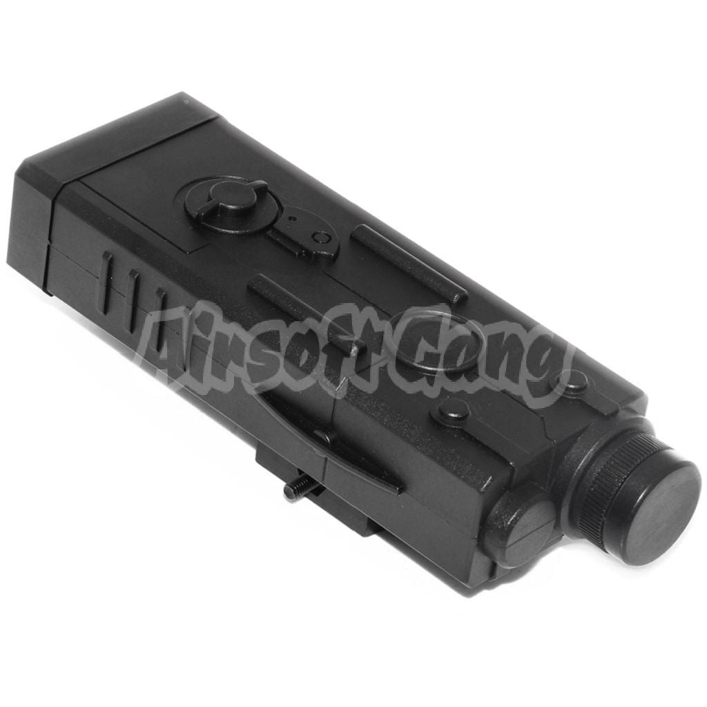 JG Golden Eagle QD 20mm Standard Rail Mount PEQ Style Battery Case Box Black