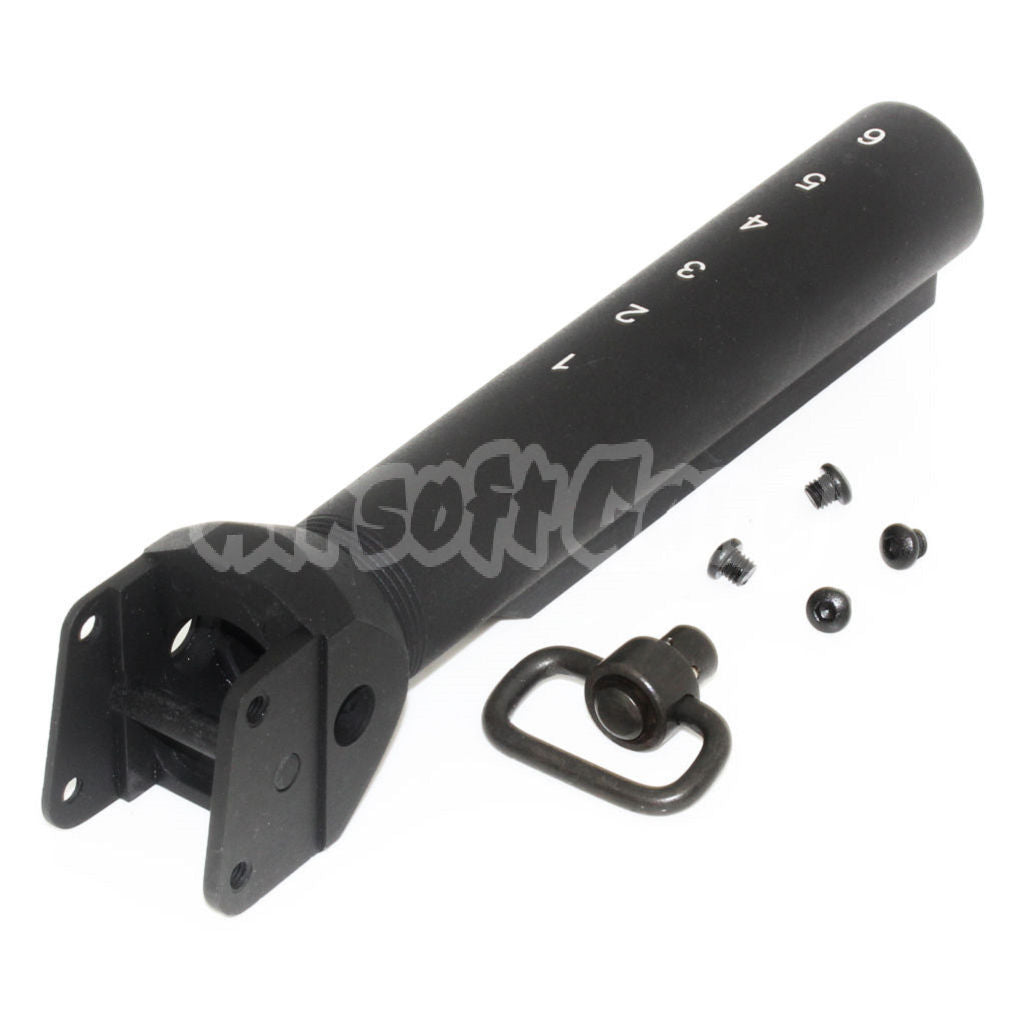 APS Quick Release M4 Stock Adaptor Buffer Tube & QD Sling Swivel For ASK AK Series AEG Airsoft