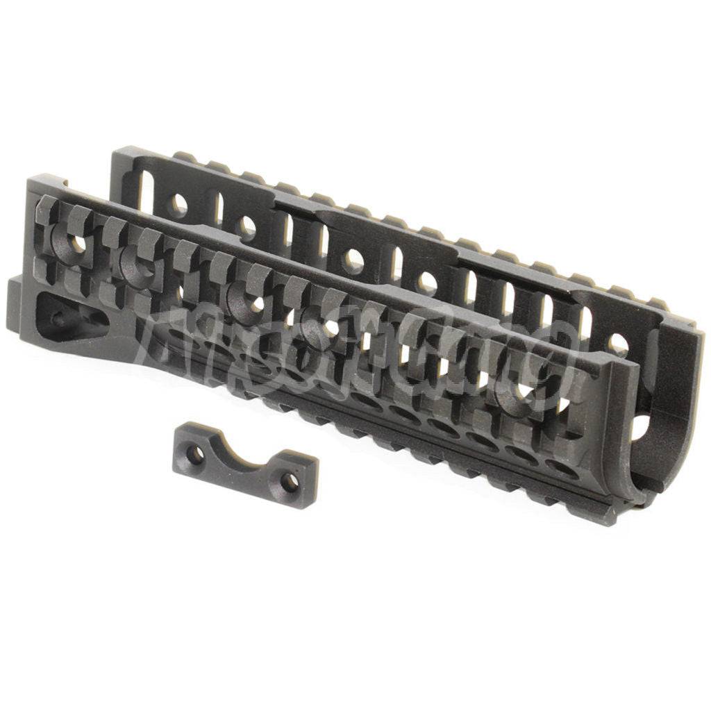 5KU CNC 160mm B-10M Style Rail System Lower Handguard For AK Series AEG GBB Airsoft