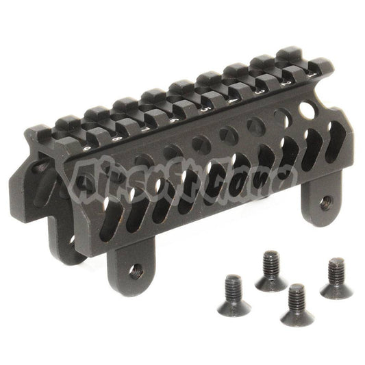 5KU Aluminum B19 Style 20mm Rail System Upper Handguard For AK-Series AEG GBB Airsoft