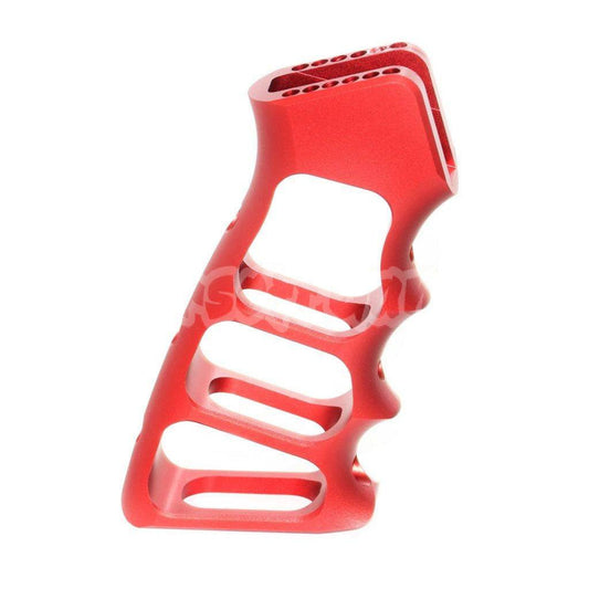 5KU CNC Skeletonized Pistol Grip For WA M4 M16 Series GBB Airsoft Anodized Red