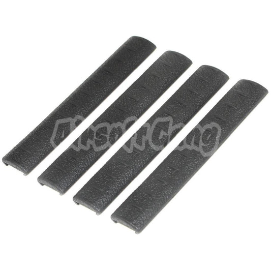 APS 4pcs Set Cuttable 150mm KAC Rubber Rail Cover For 20mm Rail