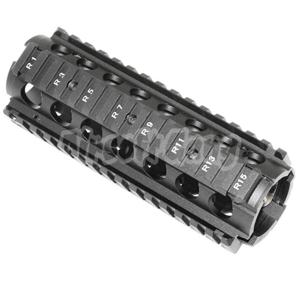 CYMA 170mm CNC Aluminum KAC Type M4A1 M4CQB RAS Rail Handguard System For M4 M16 Series CYMA / E&C / D-Boys / G&P / Classic Army / KWA / G&G / Tokyo Marui AEG Airsoft Black