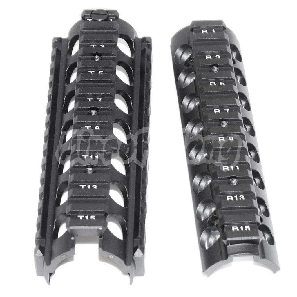 CYMA 170mm CNC Aluminum KAC Type M4A1 M4CQB RAS Rail Handguard System For M4 M16 Series CYMA / E&C / D-Boys / G&P / Classic Army / KWA / G&G / Tokyo Marui AEG Airsoft Black