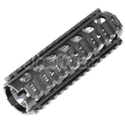 CYMA 170mm CNC Aluminum KAC Type M4A1 M4CQB RAS Rail Handguard System For M4 M16 Series CYMA / E&C / D-Boys / G&P / Classic Army / KWA / G&G / Tokyo Marui AEG Airsoft Black