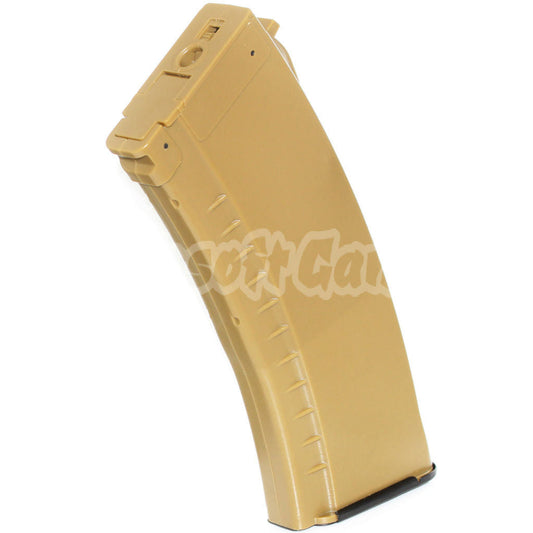 APS 500rd Hi-Cap Mag Plastic Magazine For AK-Series APS / CYMA / Tokyo Marui / D-Boys / Jing Gong JG / Classic Army / ICS AEG Airsoft Dark Earth