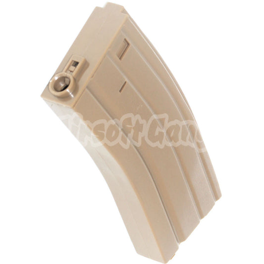 140rd Mid-Cap Mag Plastic Magazine For M4 M16 Series APS / D-Boys / E&C / CYMA / G&P / Tokyo Marui / ICS / Classic Army / Jing Gong JG AEG Airsoft Dark Earth Tan