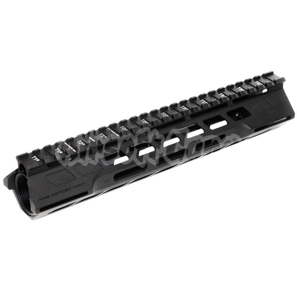 APS CNC 10" Inches PER Phantom 3.0 M-LOK Rail System Handguard For APS CYMA G&P JG Tokyo Marui M4 M16 Series AEG Airsoft Black