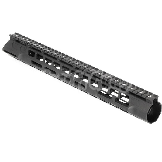 APS CNC 15" Inches PER Phantom 5.0 M-LOK Rail System Handguard For APS CYMA G&P JG Tokyo Marui M4 M16 Series AEG Airsoft Black